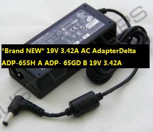 *Brand NEW* 19V 3.42A AC AdapterDelta ADP-655H A ADP- 65GD B 19V 3.42A AC Adapter Power Supply Charg